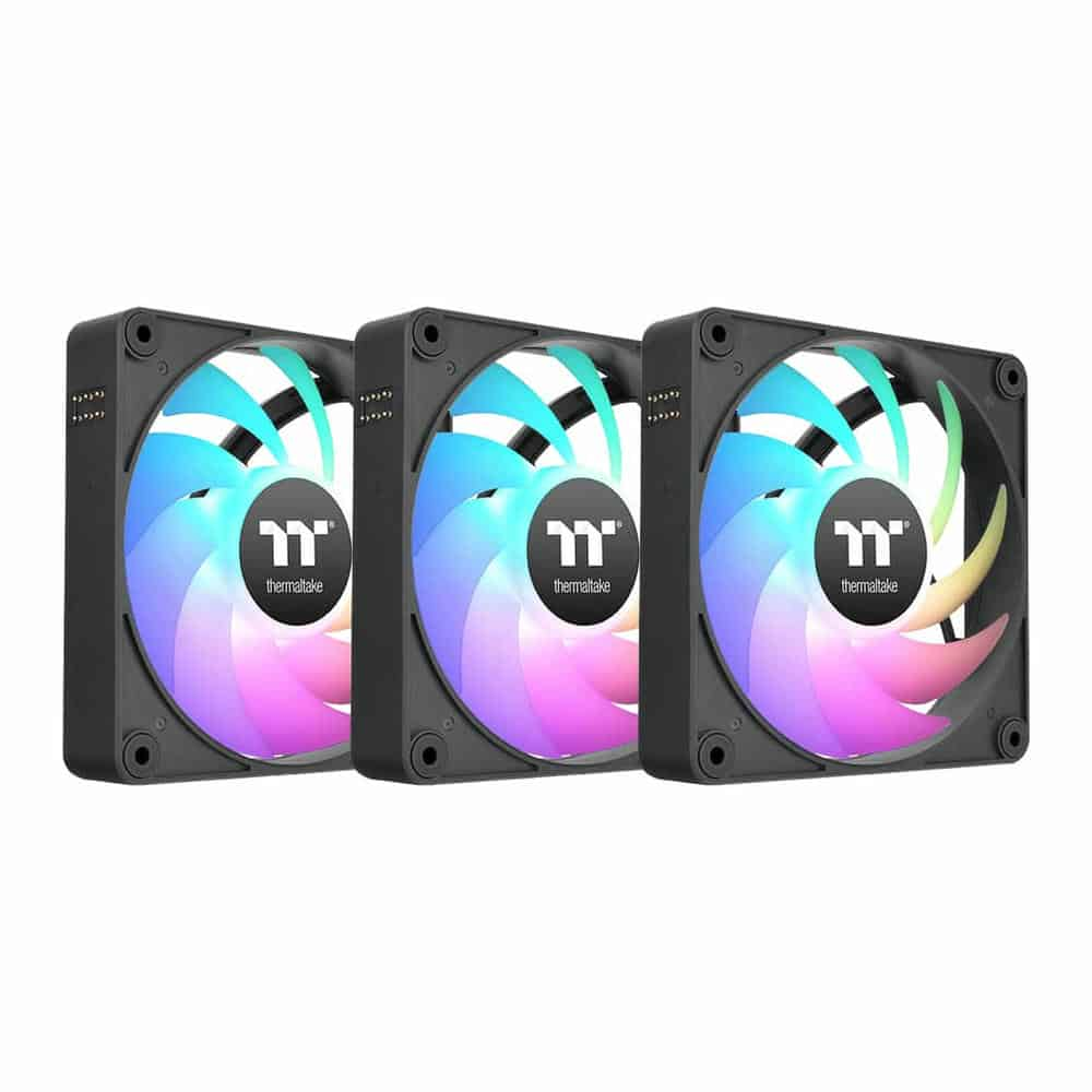 Thermaltake CT120 EX ARGB Sync 120mm Black Fan 3-Pack